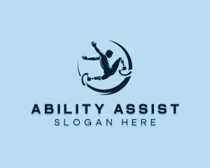 Disability - Amputee Paralympic Disability logo design