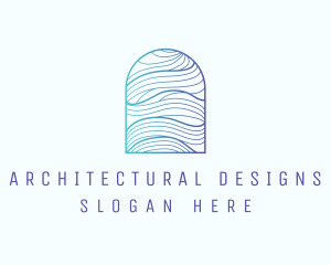 Arch - Ocean Wave Arch logo design