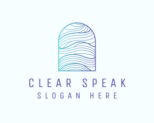 Ocean Wave Arch logo design