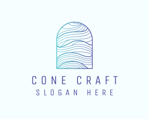 Ocean Wave Arch logo design