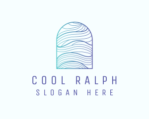 Ocean Wave Arch logo design