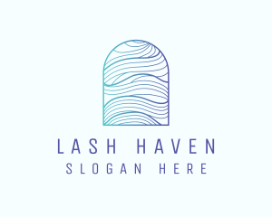 Ocean Wave Arch logo design