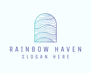 Ocean Wave Arch logo design