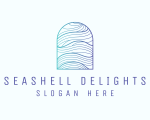 Ocean Wave Arch logo design