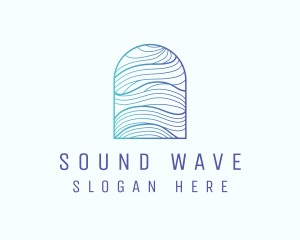 Ocean Wave Arch logo design