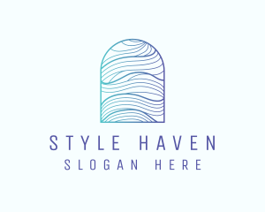 Ocean Wave Arch logo design