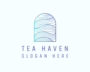 Ocean Wave Arch logo design