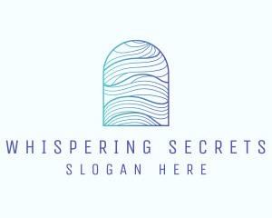 Ocean Wave Arch logo design