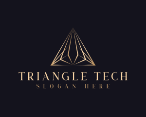 Pyramid Business Triangle logo design