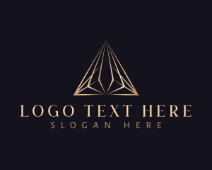 Luxury - Pyramid Business Triangle logo design