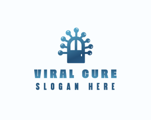 Disease - Virus Bacteria Contagion logo design