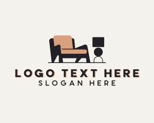 Home Staging - Interior Couch Furnishing logo design