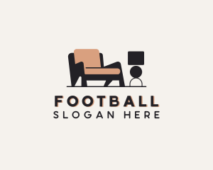 Interior Couch Furnishing Logo