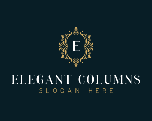 Elegant Floral Boutique logo design