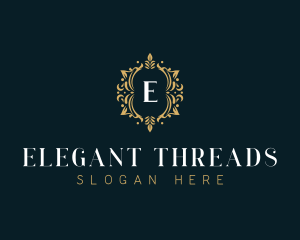 Elegant Floral Boutique logo design