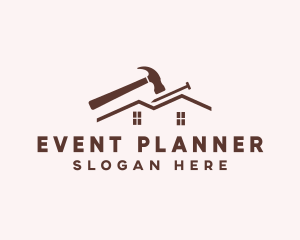 Contractor Hammer Roofing Logo