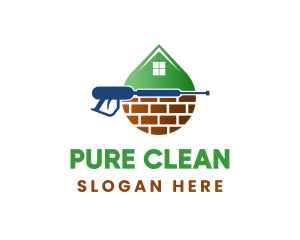 Home Cleaning Sanitation logo design