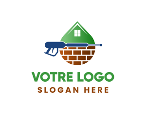 Floor - Home Cleaning Sanitation logo design