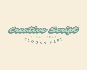 Funky Business Script logo design