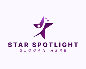 Leadership Human Star logo design