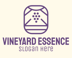 Grape Vineyard Badge logo design