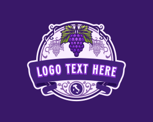 Vineyard - Italy Grape Vineyard logo design