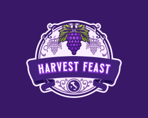 Italy Grape Vineyard logo design