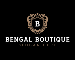 Boutique Regal Shield logo design