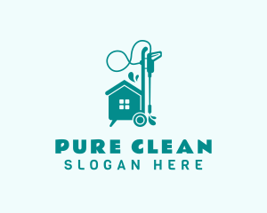 Pressure Washer House logo design