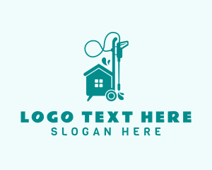 Cleaning Service - Pressure Washer House logo design