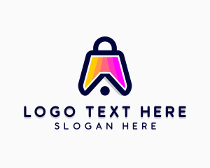 Online Shopping - Property Shopping Market logo design