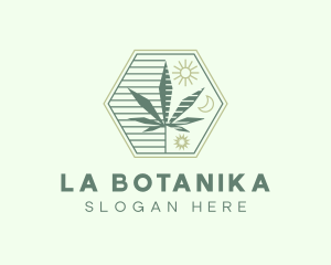 Essential Oil - Cannabis Plant Farm logo design