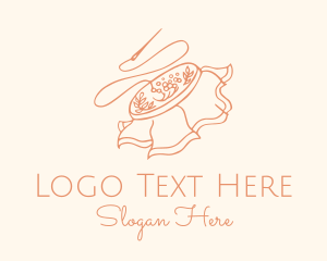 Needleworker - Embroidery Sewing Fabric logo design