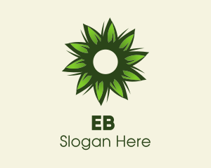 Organic - Eco Leaf Flower logo design