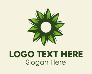 Ecotourism - Green Flower logo design