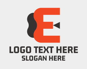 Multimedia - Multimedia Wavy Letter E logo design