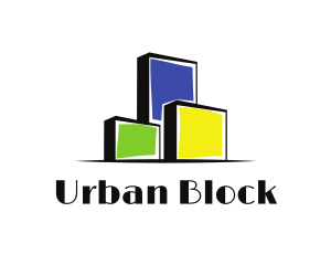 Block - City Block Construction logo design