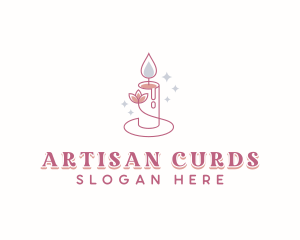 Scented Artisanal Candle logo design