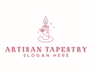 Scented Artisanal Candle logo design