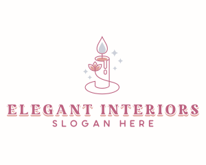 Scented Artisanal Candle logo design