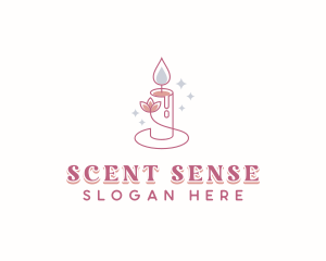 Scented Artisanal Candle logo design