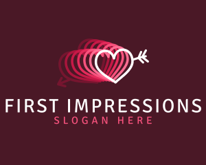 Online Dating Romance Heart   logo design