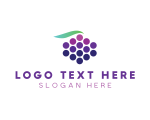 Flavor - Grape Fruit Berry logo design