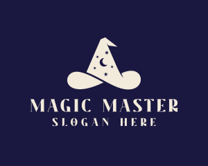 Wizard - Magician Wizard Hat logo design