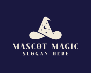 Magician Wizard Hat logo design