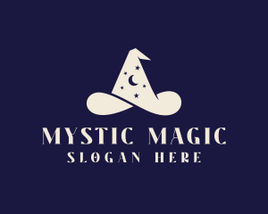 Sorcerer - Magician Wizard Hat logo design