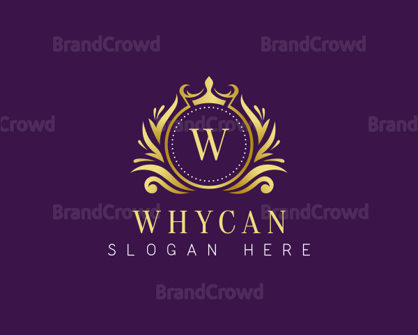 Crown Wreath Royal Logo