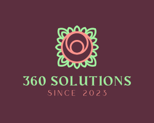 Yoga Rose Bud logo design