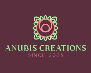 Yoga Rose Bud logo design