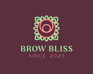 Yoga Rose Bud logo design